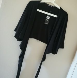 Boohoo Tie Front Crop Top